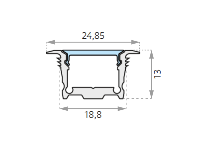 24,9–18,8 x 13 mm-Zweite Zeile Blabla-SchnittBild